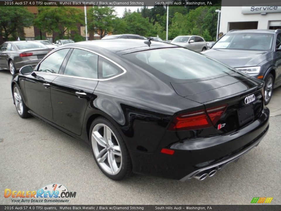 2016 Audi S7 4.0 TFSI quattro Mythos Black Metallic / Black w/Diamond Stitching Photo #13