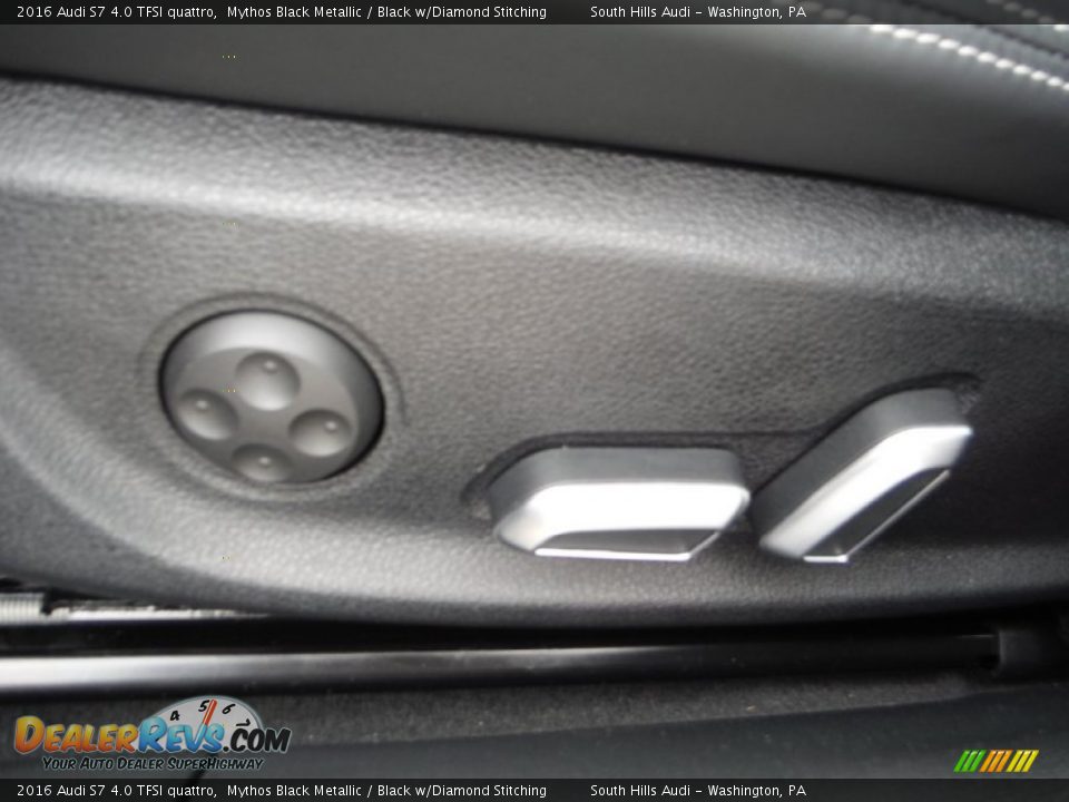 2016 Audi S7 4.0 TFSI quattro Mythos Black Metallic / Black w/Diamond Stitching Photo #18