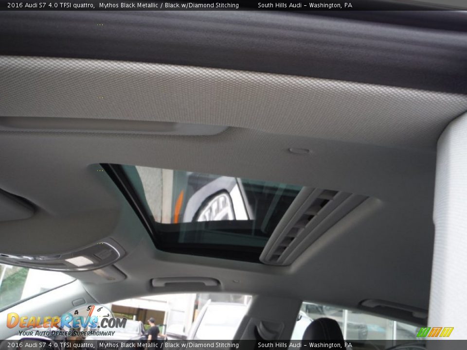 2016 Audi S7 4.0 TFSI quattro Mythos Black Metallic / Black w/Diamond Stitching Photo #21