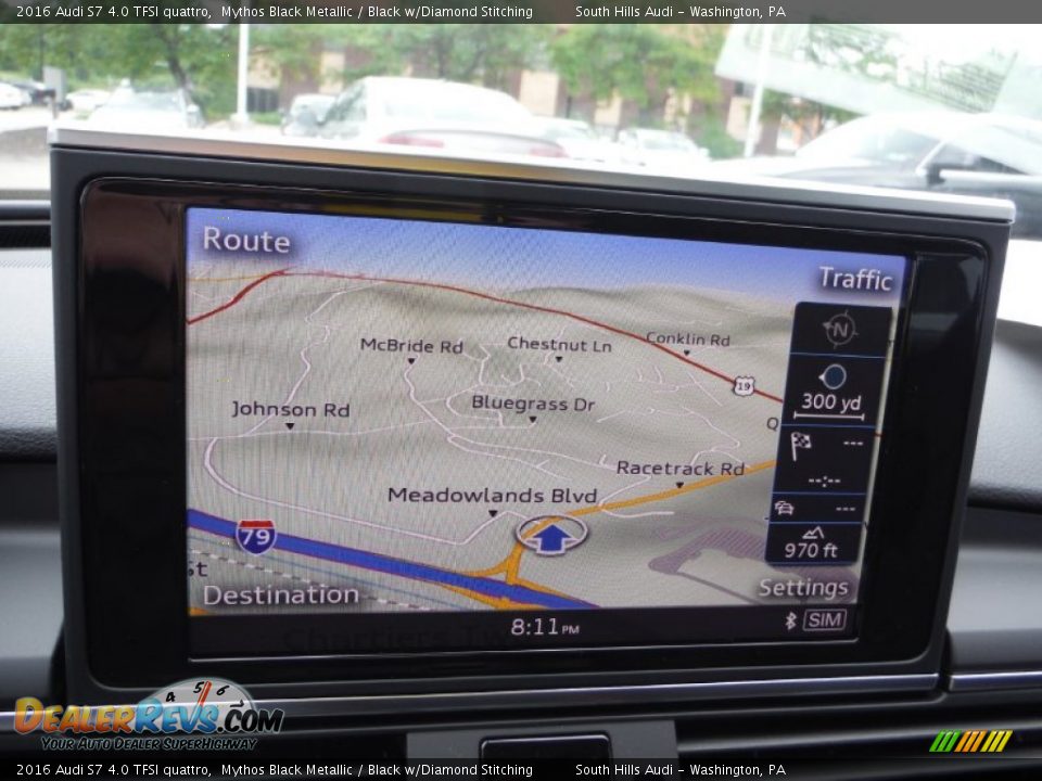 2016 Audi S7 4.0 TFSI quattro Mythos Black Metallic / Black w/Diamond Stitching Photo #22