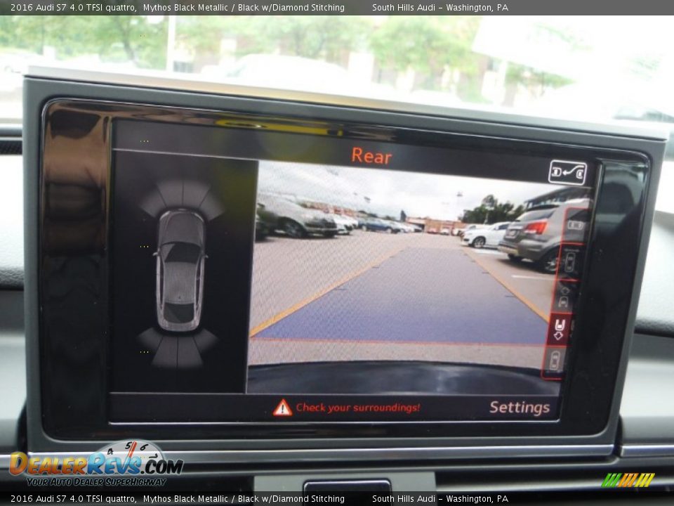2016 Audi S7 4.0 TFSI quattro Mythos Black Metallic / Black w/Diamond Stitching Photo #23