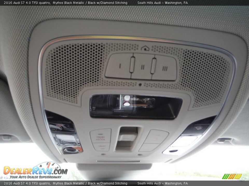 2016 Audi S7 4.0 TFSI quattro Mythos Black Metallic / Black w/Diamond Stitching Photo #28