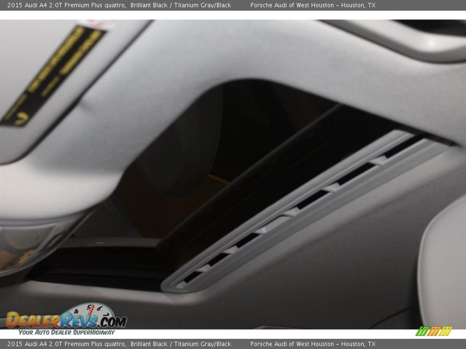 2015 Audi A4 2.0T Premium Plus quattro Brilliant Black / Titanium Gray/Black Photo #13
