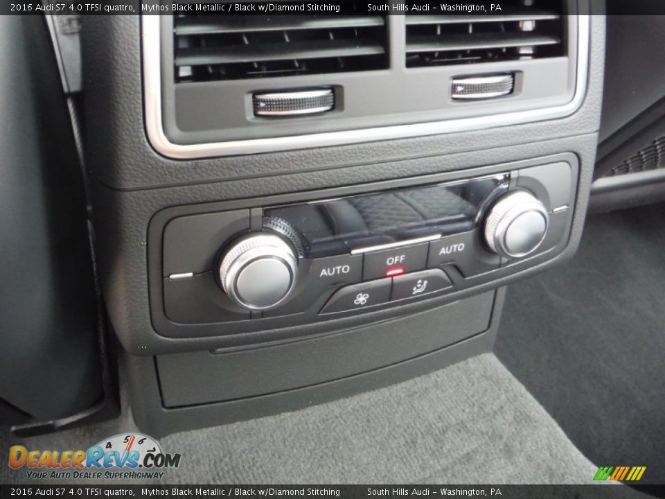 2016 Audi S7 4.0 TFSI quattro Mythos Black Metallic / Black w/Diamond Stitching Photo #31