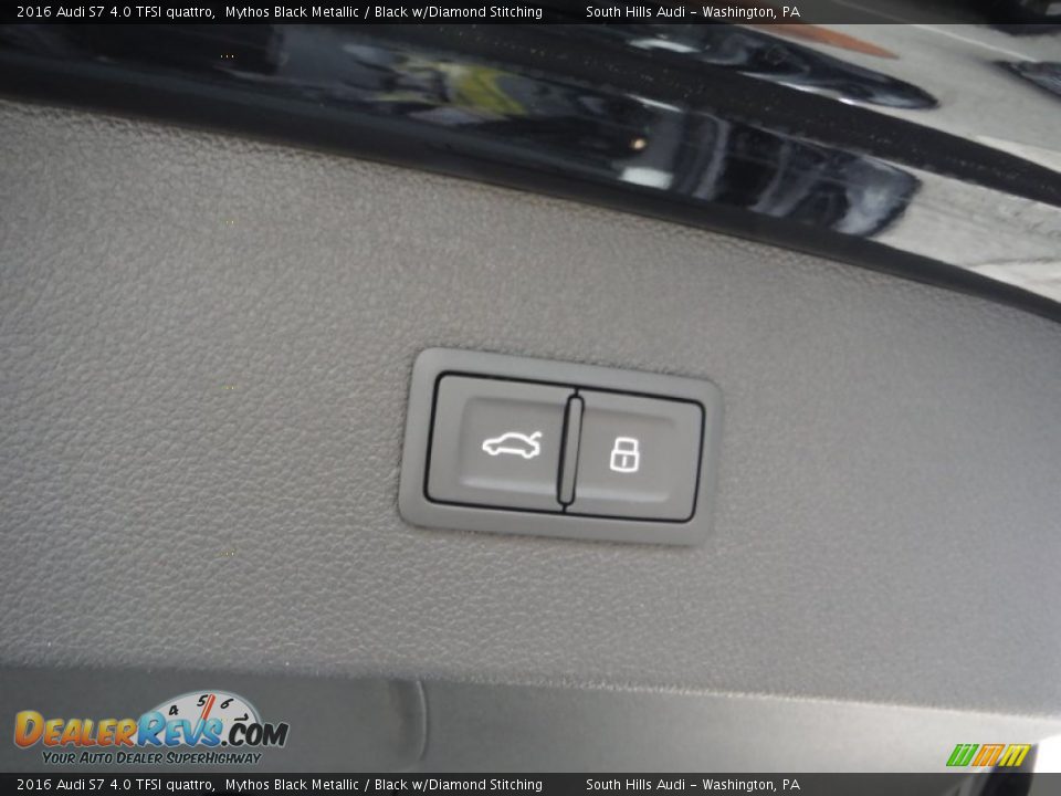 2016 Audi S7 4.0 TFSI quattro Mythos Black Metallic / Black w/Diamond Stitching Photo #34