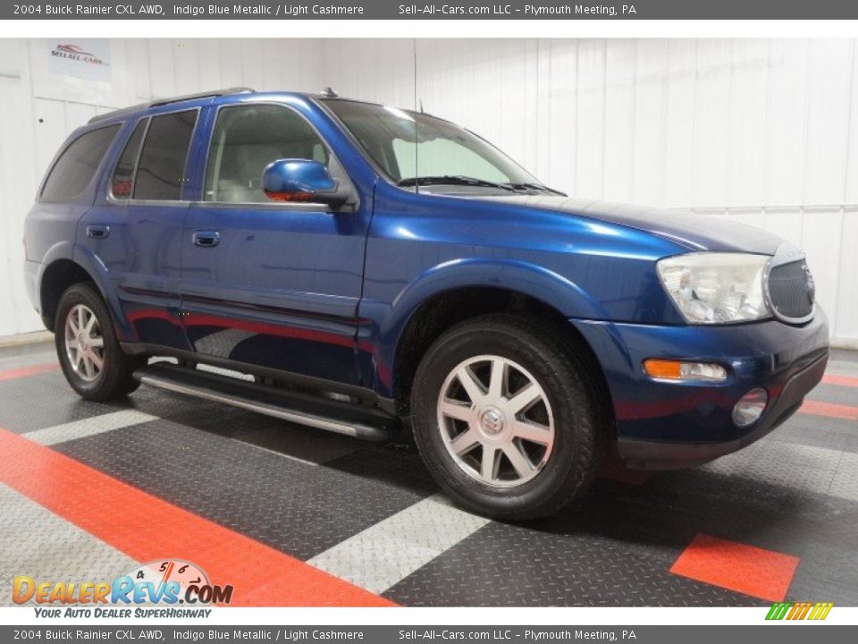2004 Buick Rainier CXL AWD Indigo Blue Metallic / Light Cashmere Photo #6