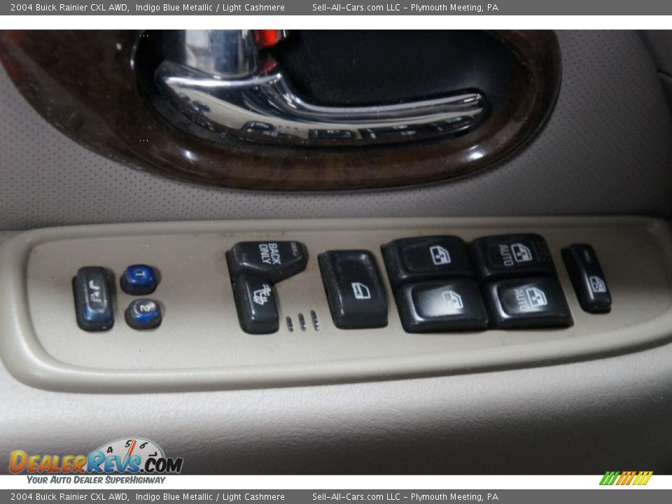 2004 Buick Rainier CXL AWD Indigo Blue Metallic / Light Cashmere Photo #13