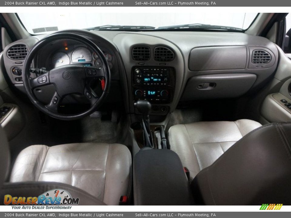2004 Buick Rainier CXL AWD Indigo Blue Metallic / Light Cashmere Photo #21