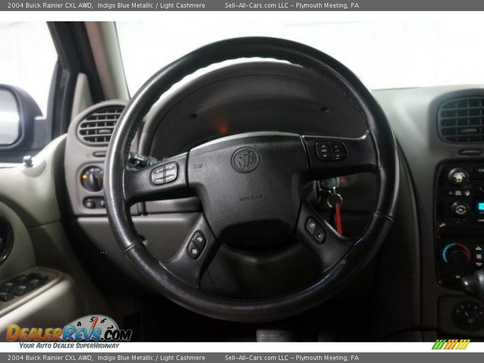 2004 Buick Rainier CXL AWD Indigo Blue Metallic / Light Cashmere Photo #26