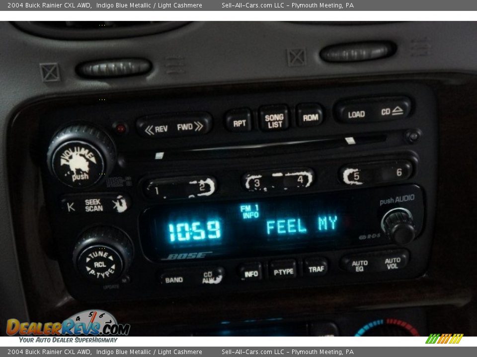2004 Buick Rainier CXL AWD Indigo Blue Metallic / Light Cashmere Photo #35