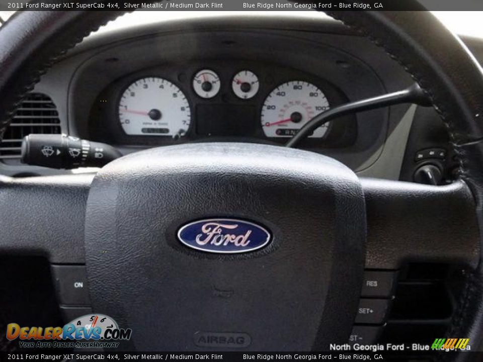 2011 Ford Ranger XLT SuperCab 4x4 Silver Metallic / Medium Dark Flint Photo #21