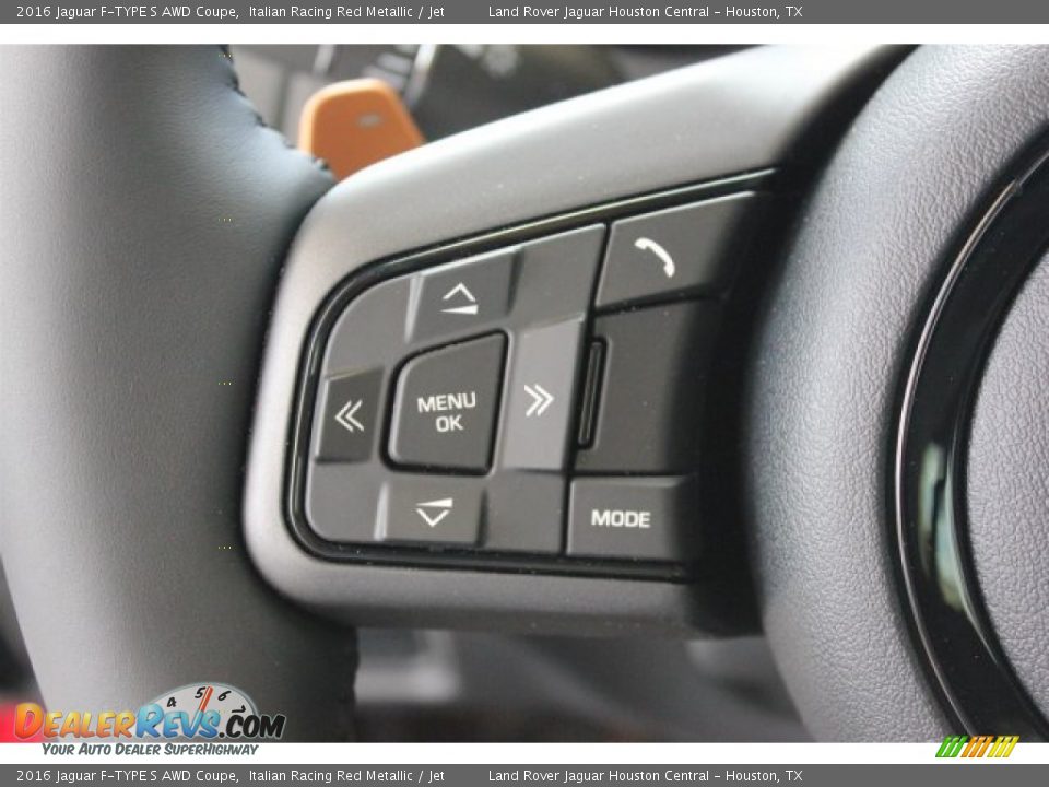 Controls of 2016 Jaguar F-TYPE S AWD Coupe Photo #28