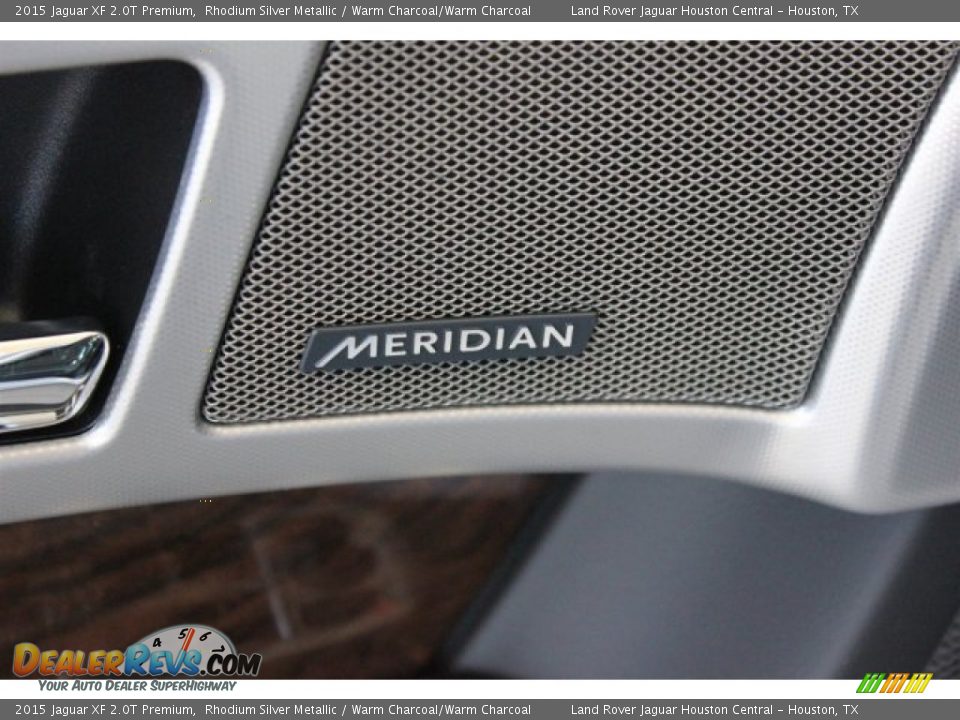 2015 Jaguar XF 2.0T Premium Rhodium Silver Metallic / Warm Charcoal/Warm Charcoal Photo #14