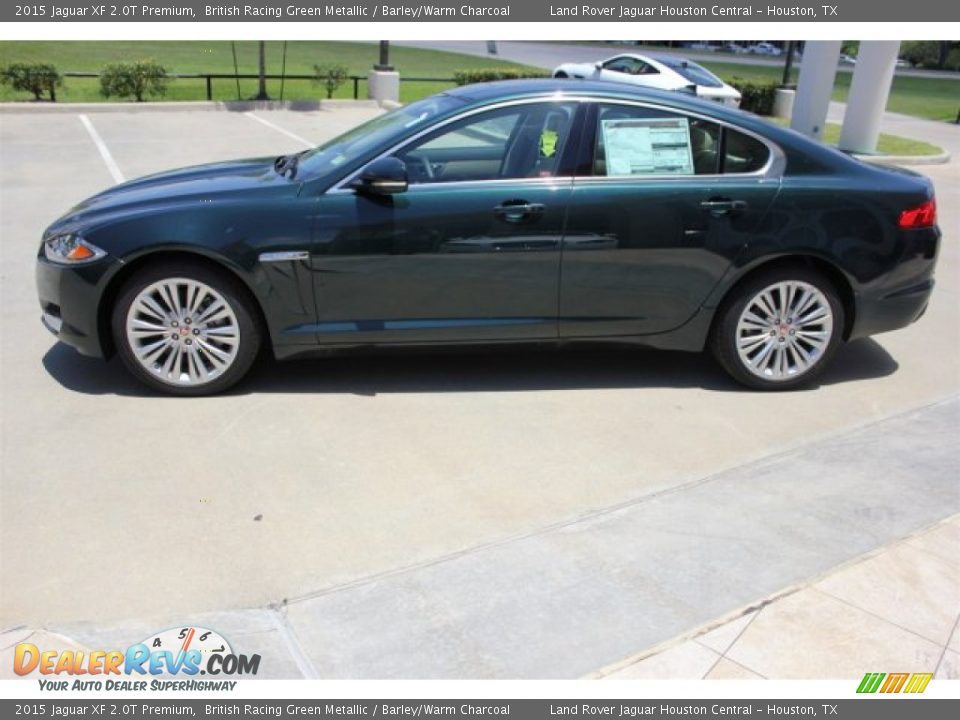 British Racing Green Metallic 2015 Jaguar XF 2.0T Premium Photo #6