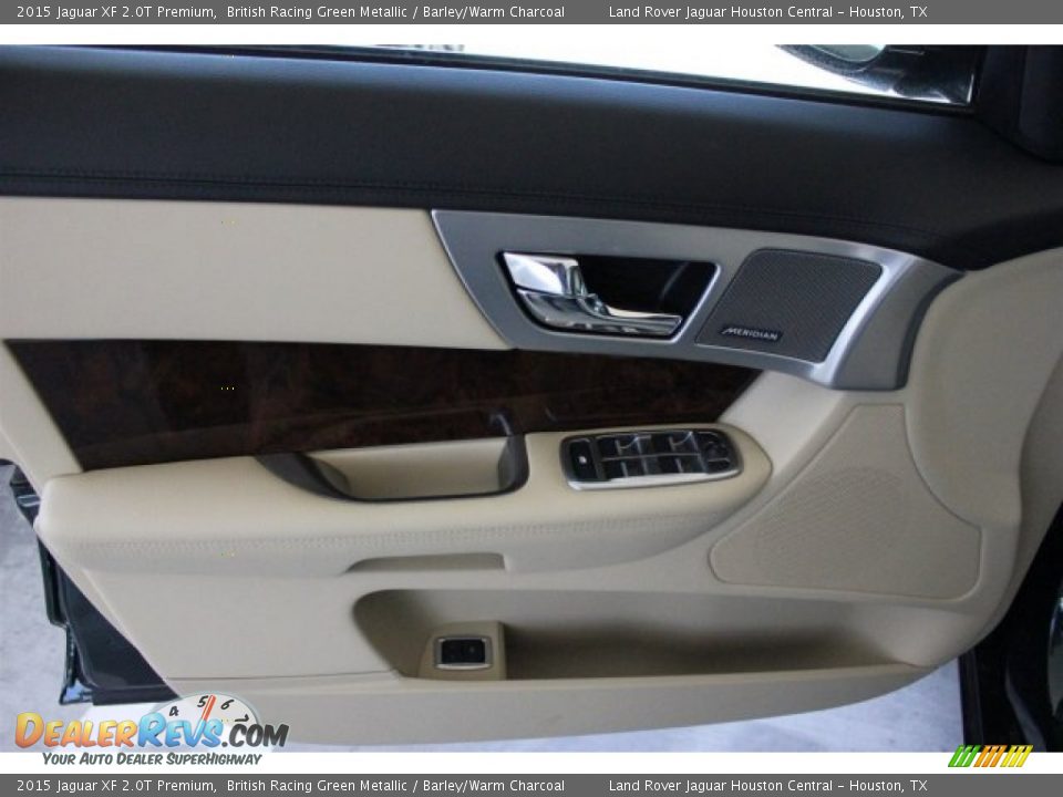 2015 Jaguar XF 2.0T Premium British Racing Green Metallic / Barley/Warm Charcoal Photo #11