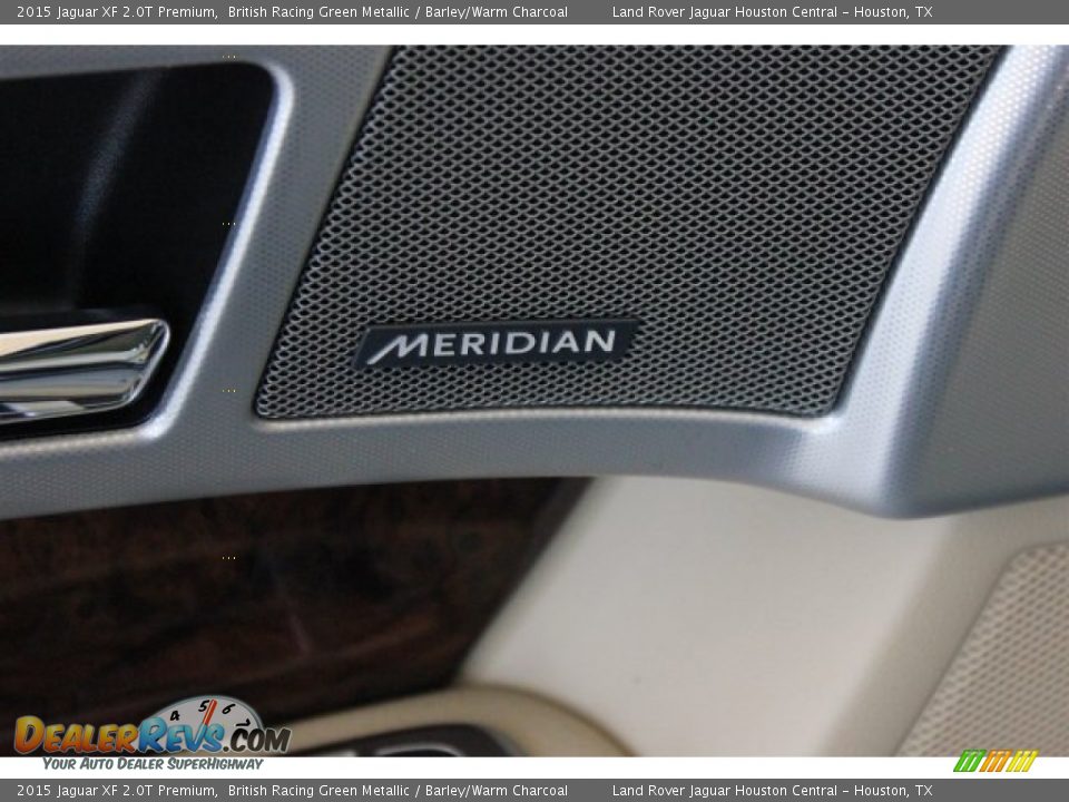 2015 Jaguar XF 2.0T Premium British Racing Green Metallic / Barley/Warm Charcoal Photo #12