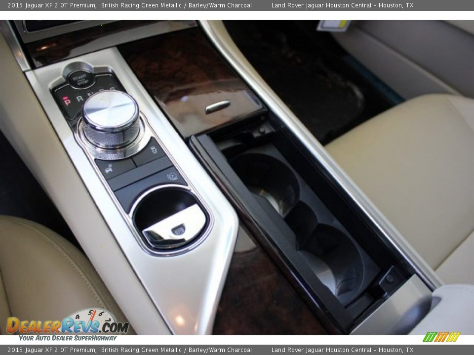2015 Jaguar XF 2.0T Premium British Racing Green Metallic / Barley/Warm Charcoal Photo #18