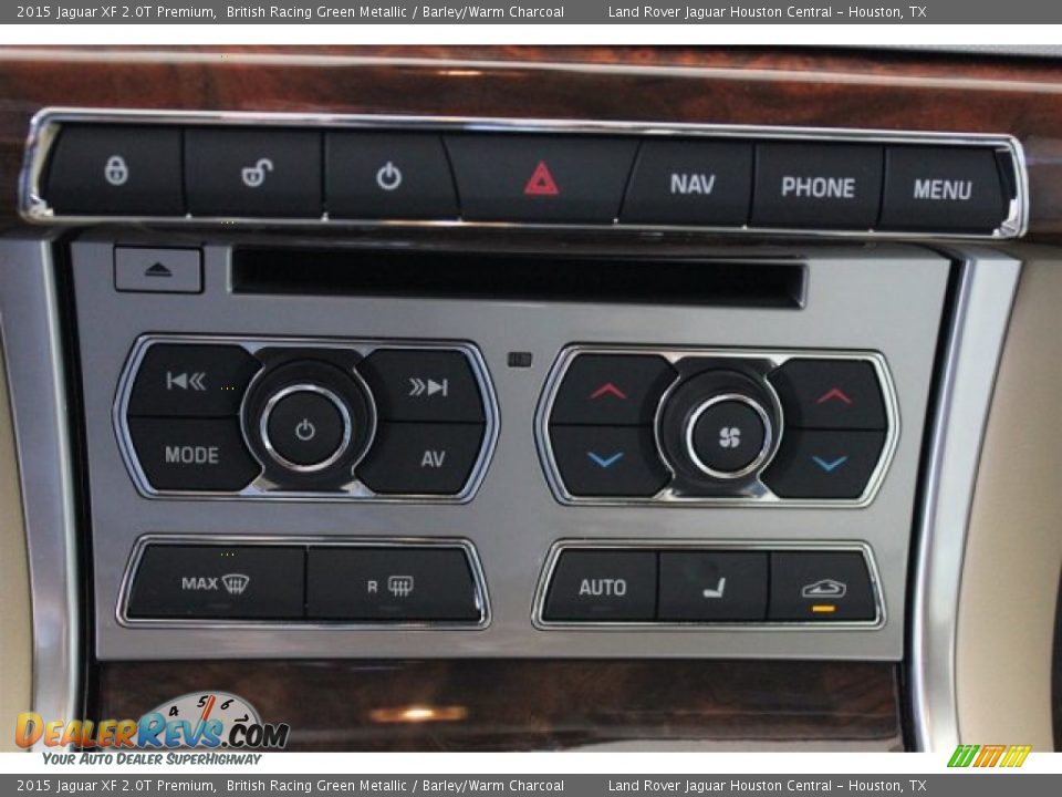 2015 Jaguar XF 2.0T Premium British Racing Green Metallic / Barley/Warm Charcoal Photo #19