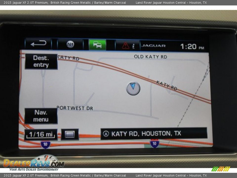 2015 Jaguar XF 2.0T Premium British Racing Green Metallic / Barley/Warm Charcoal Photo #22