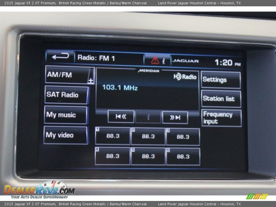 2015 Jaguar XF 2.0T Premium British Racing Green Metallic / Barley/Warm Charcoal Photo #24