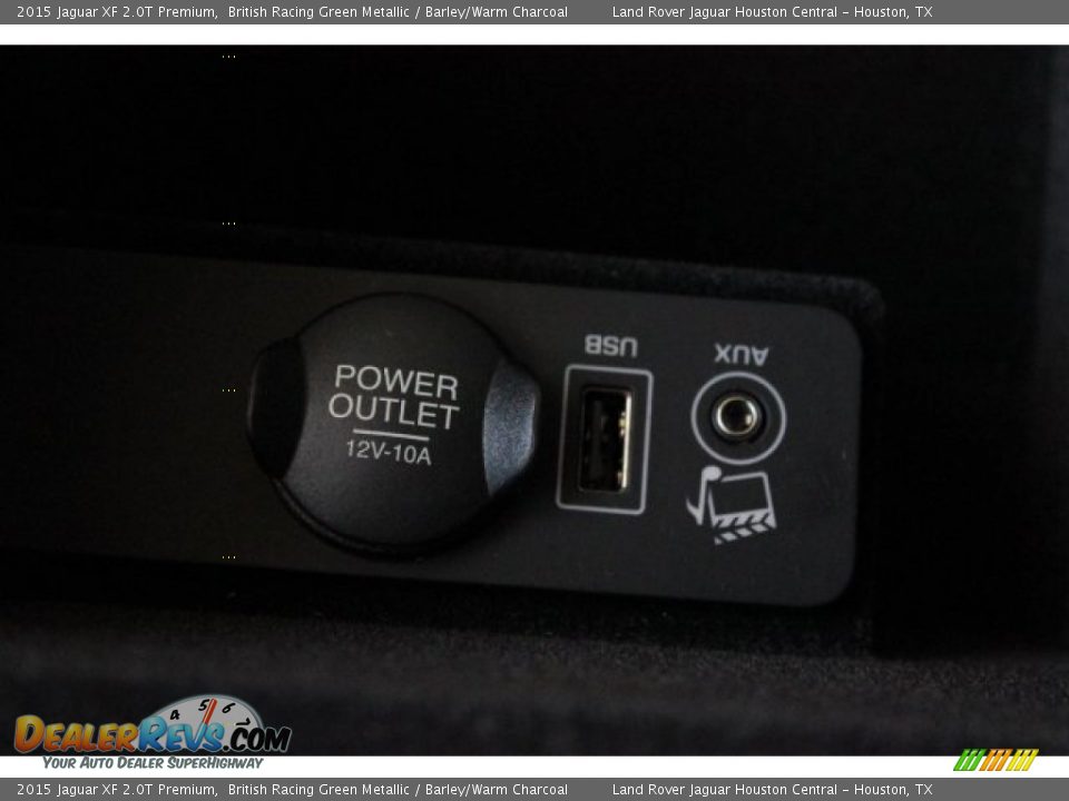 2015 Jaguar XF 2.0T Premium British Racing Green Metallic / Barley/Warm Charcoal Photo #27