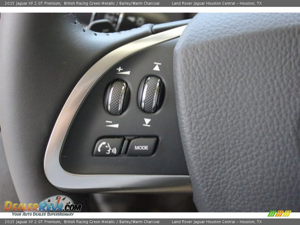 2015 Jaguar XF 2.0T Premium British Racing Green Metallic / Barley/Warm Charcoal Photo #28