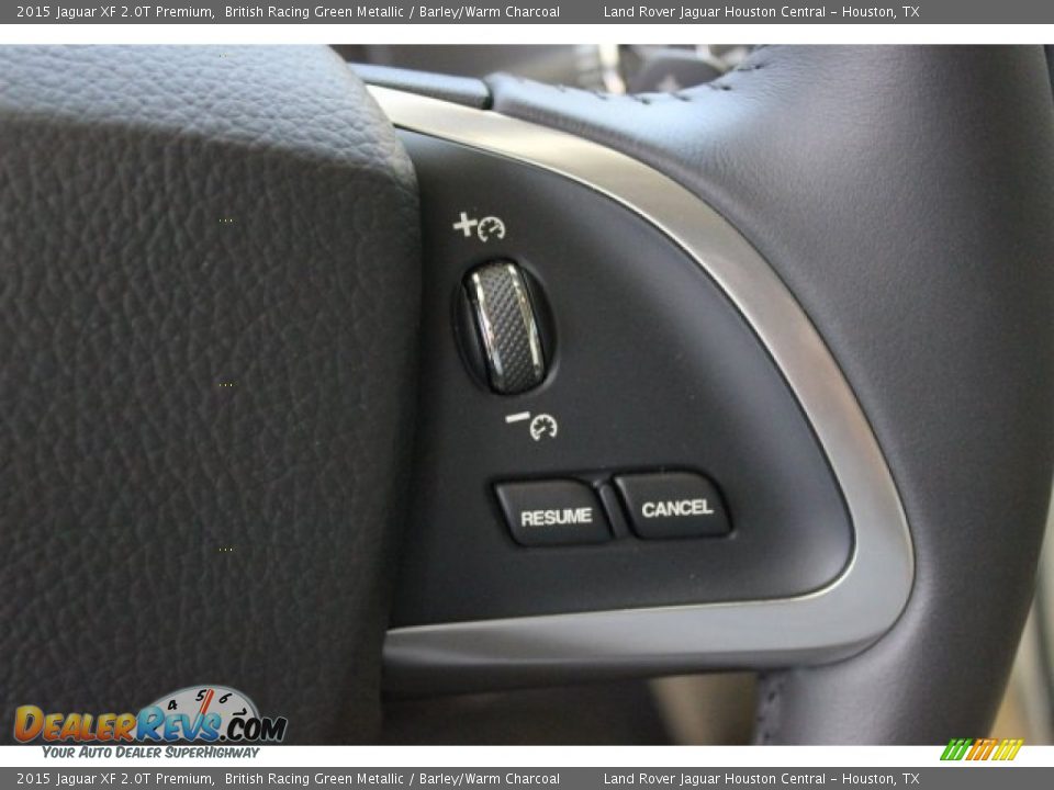 2015 Jaguar XF 2.0T Premium British Racing Green Metallic / Barley/Warm Charcoal Photo #29