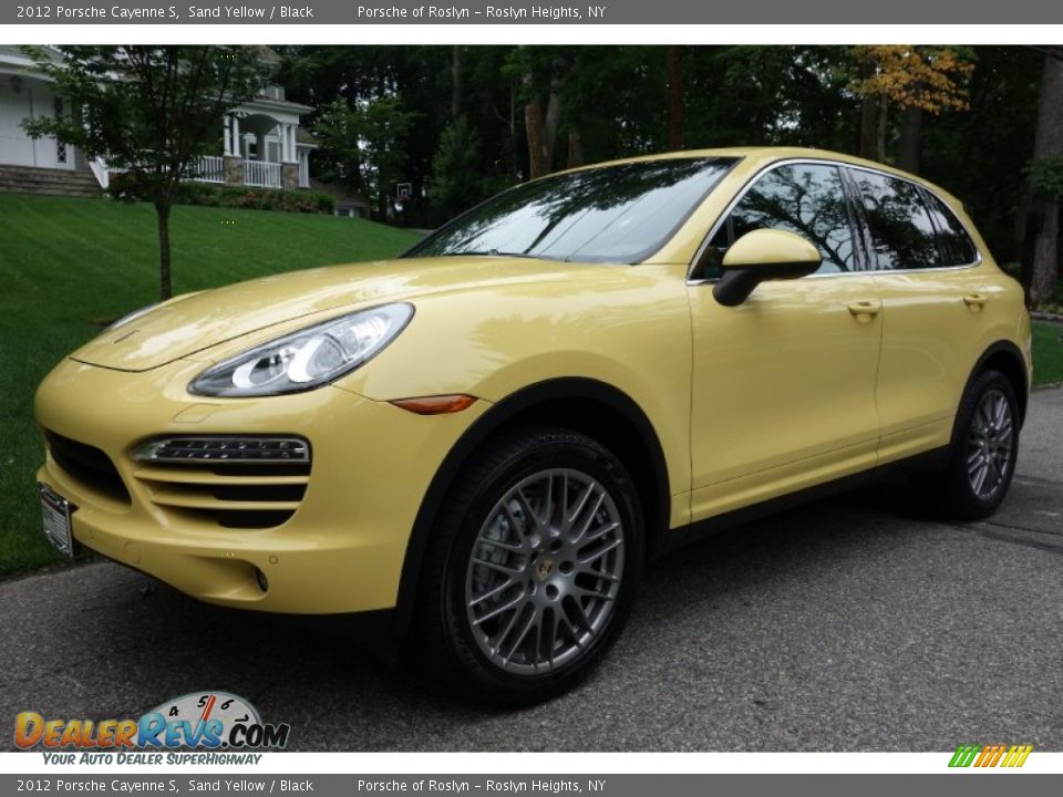2012 Porsche Cayenne S Sand Yellow / Black Photo #1