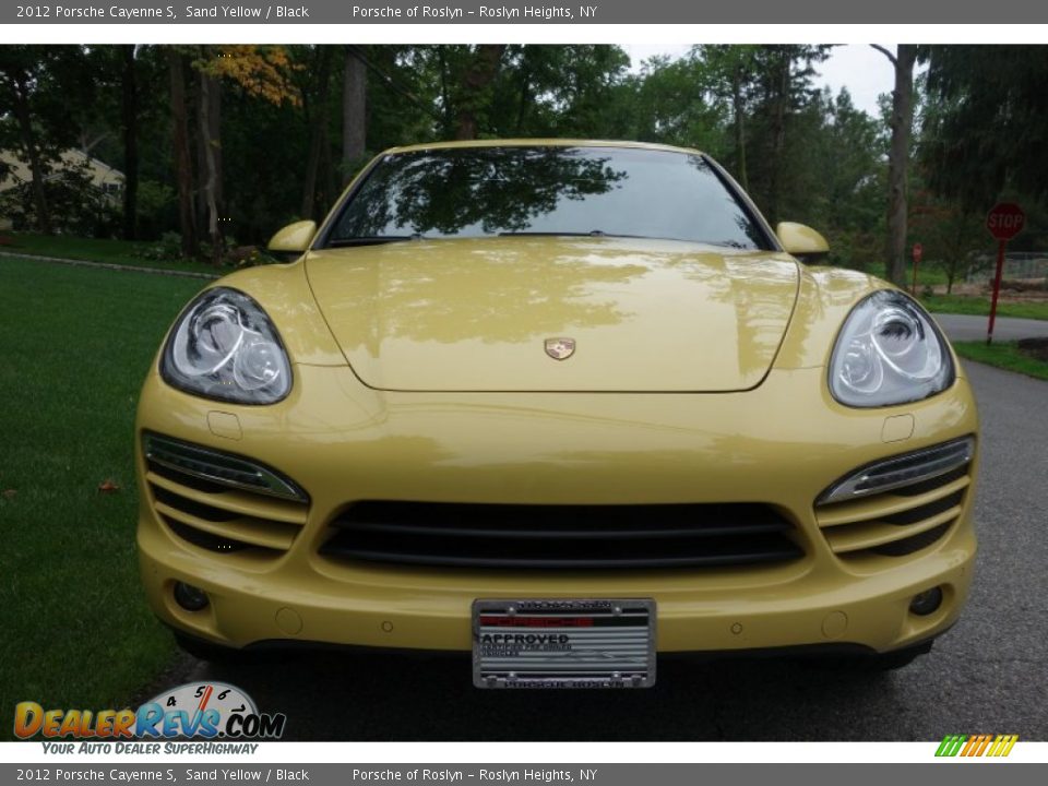 2012 Porsche Cayenne S Sand Yellow / Black Photo #2