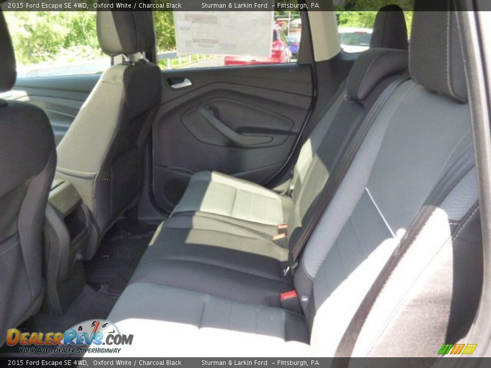 2015 Ford Escape SE 4WD Oxford White / Charcoal Black Photo #9