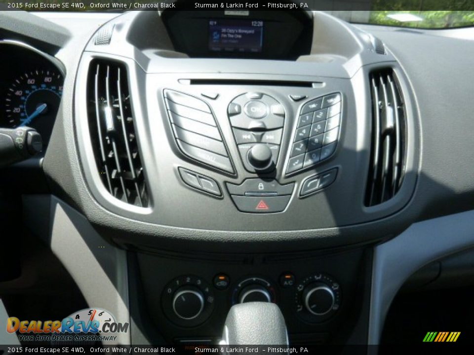 2015 Ford Escape SE 4WD Oxford White / Charcoal Black Photo #14