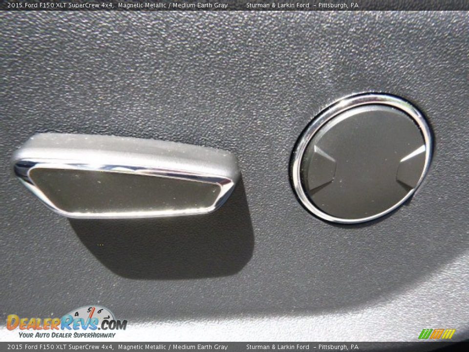2015 Ford F150 XLT SuperCrew 4x4 Magnetic Metallic / Medium Earth Gray Photo #12