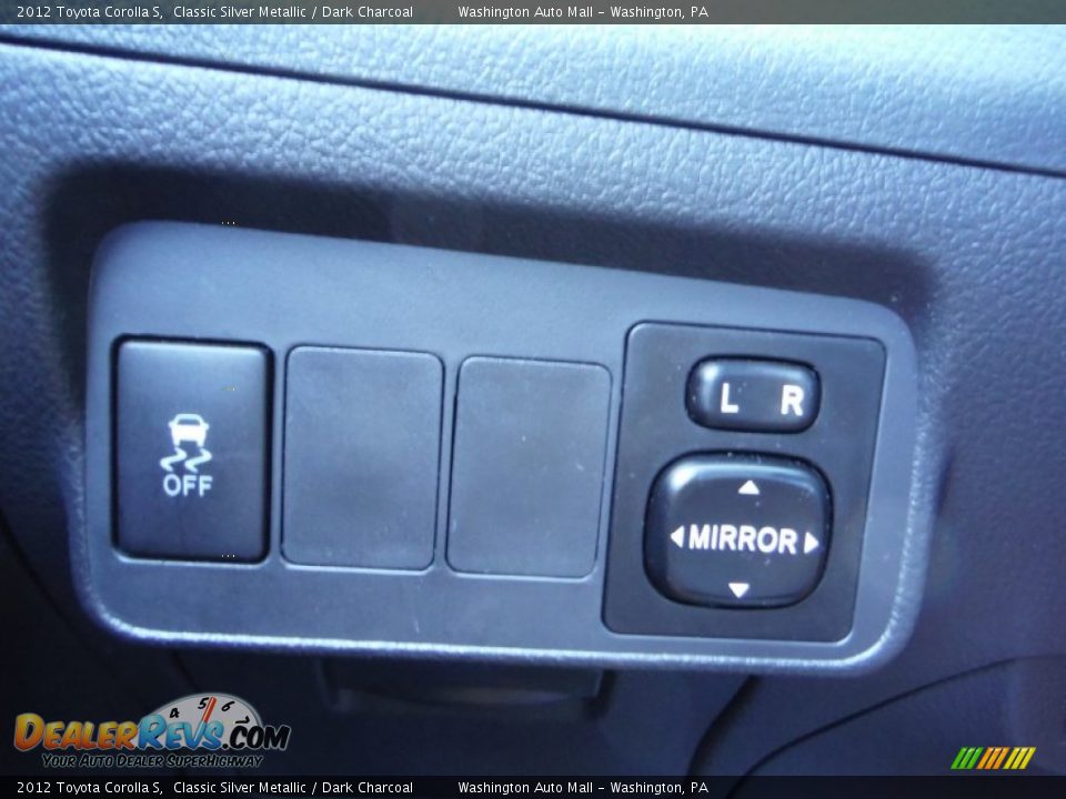 2012 Toyota Corolla S Classic Silver Metallic / Dark Charcoal Photo #16