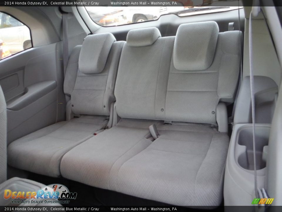 2014 Honda Odyssey EX Celestial Blue Metallic / Gray Photo #16