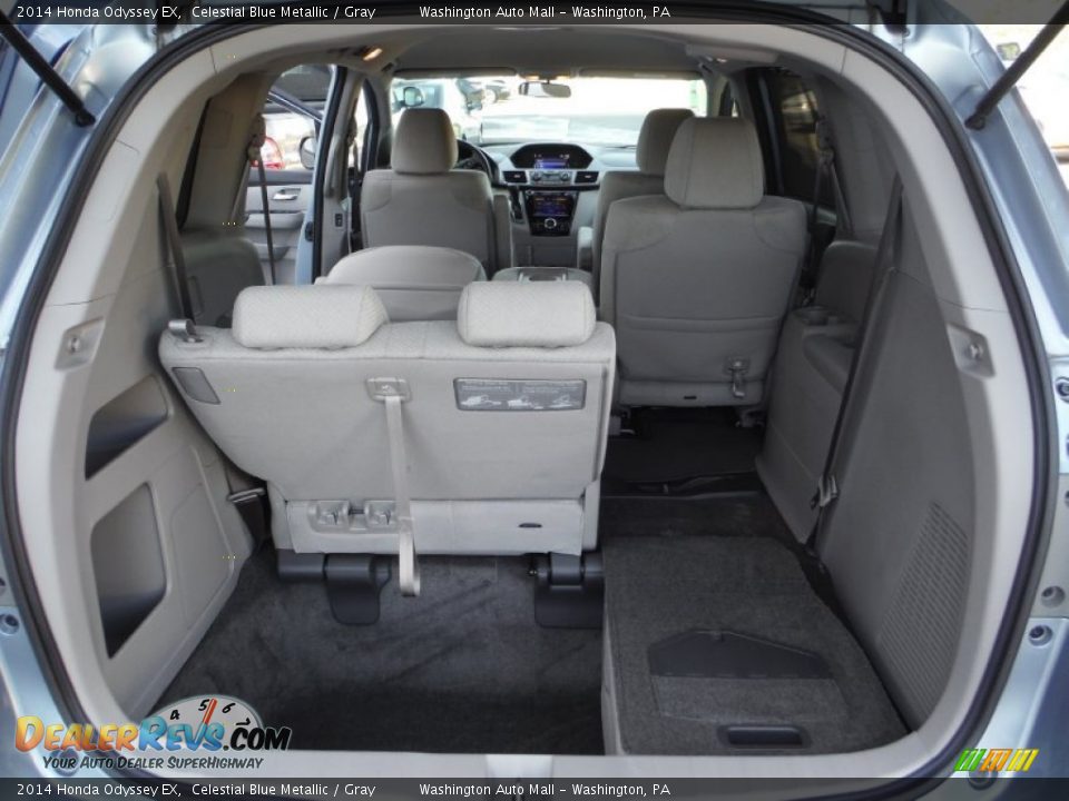 2014 Honda Odyssey EX Celestial Blue Metallic / Gray Photo #17