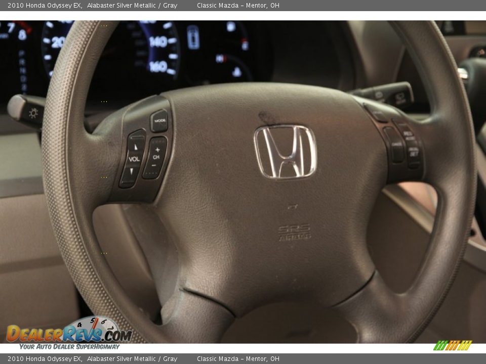 2010 Honda Odyssey EX Alabaster Silver Metallic / Gray Photo #6