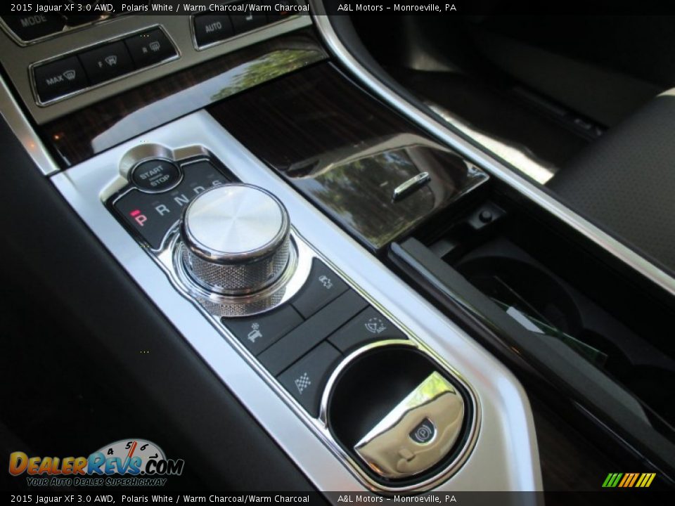 2015 Jaguar XF 3.0 AWD Polaris White / Warm Charcoal/Warm Charcoal Photo #16