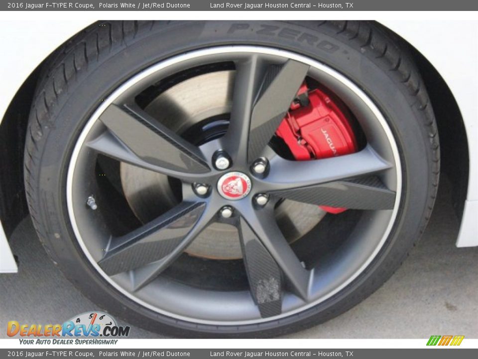 2016 Jaguar F-TYPE R Coupe Polaris White / Jet/Red Duotone Photo #5