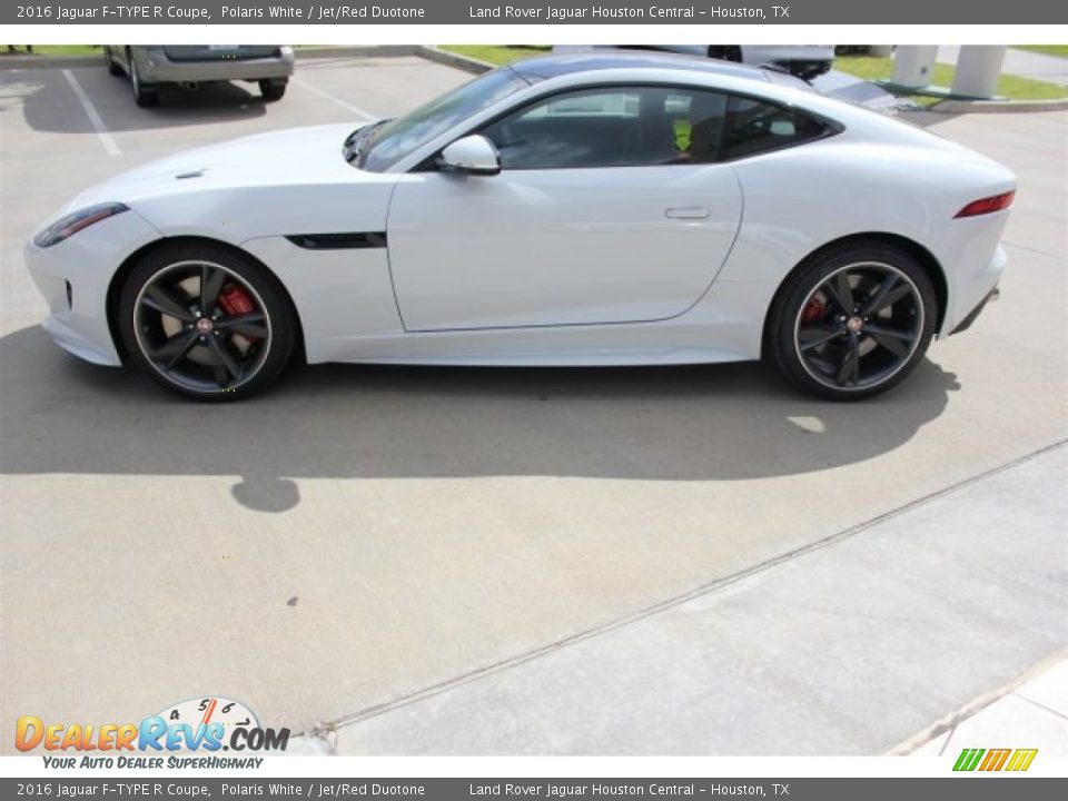 2016 Jaguar F-TYPE R Coupe Polaris White / Jet/Red Duotone Photo #6