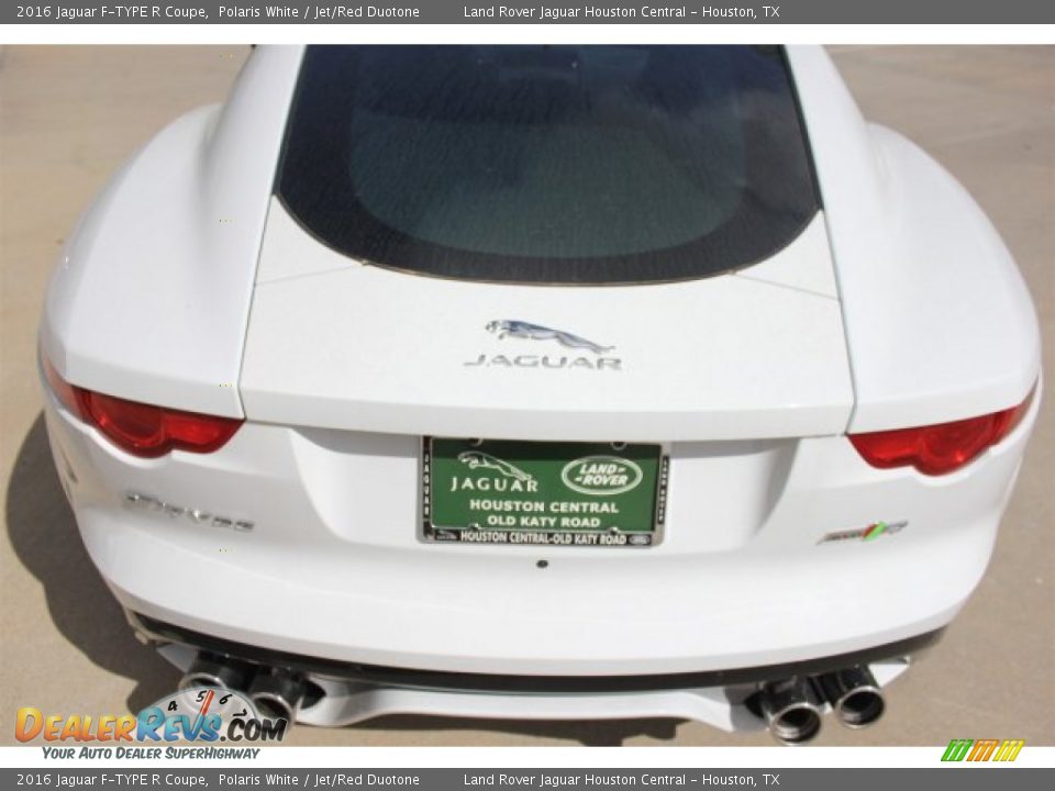 2016 Jaguar F-TYPE R Coupe Polaris White / Jet/Red Duotone Photo #8