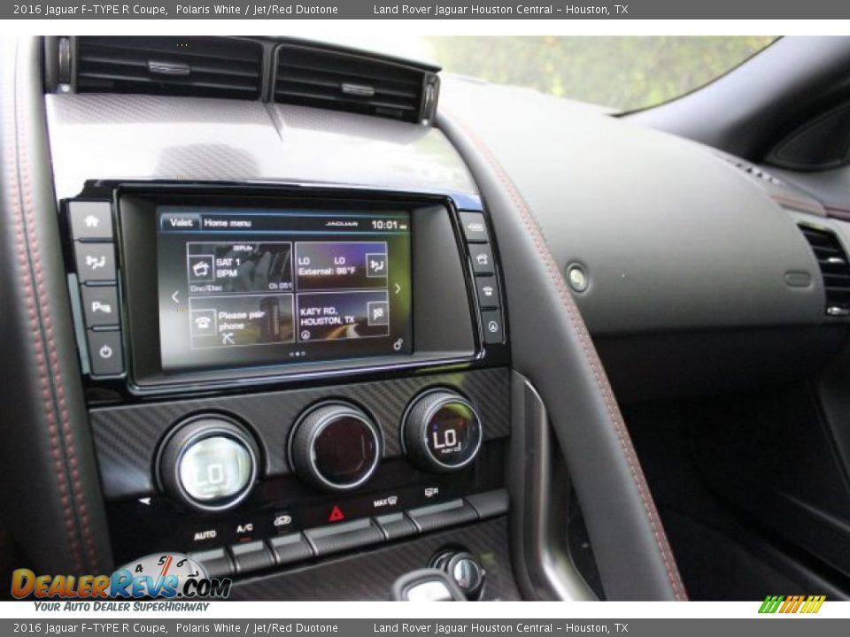 2016 Jaguar F-TYPE R Coupe Polaris White / Jet/Red Duotone Photo #18