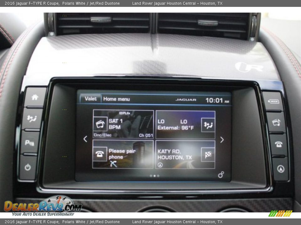 2016 Jaguar F-TYPE R Coupe Polaris White / Jet/Red Duotone Photo #20