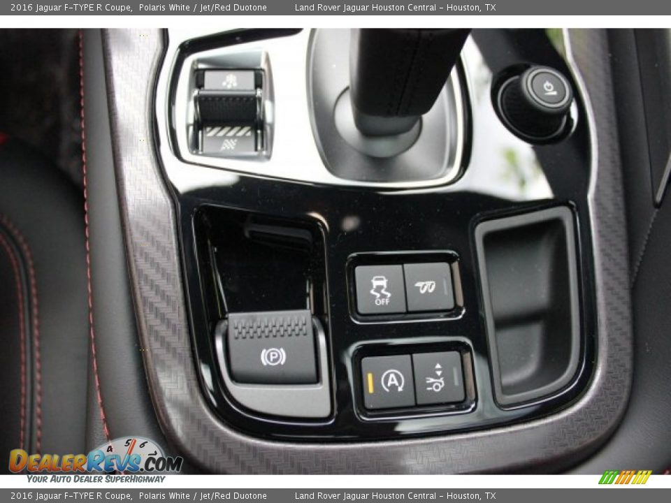 2016 Jaguar F-TYPE R Coupe Polaris White / Jet/Red Duotone Photo #23