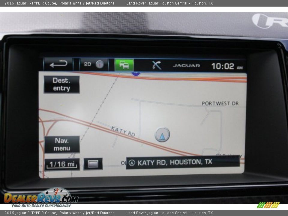 2016 Jaguar F-TYPE R Coupe Polaris White / Jet/Red Duotone Photo #24