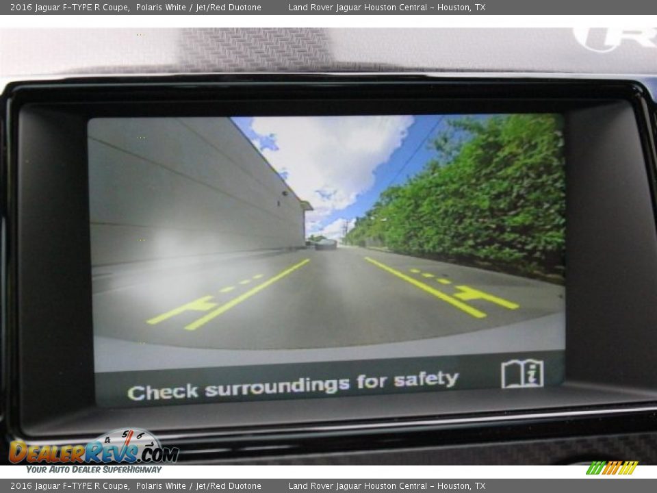 2016 Jaguar F-TYPE R Coupe Polaris White / Jet/Red Duotone Photo #25