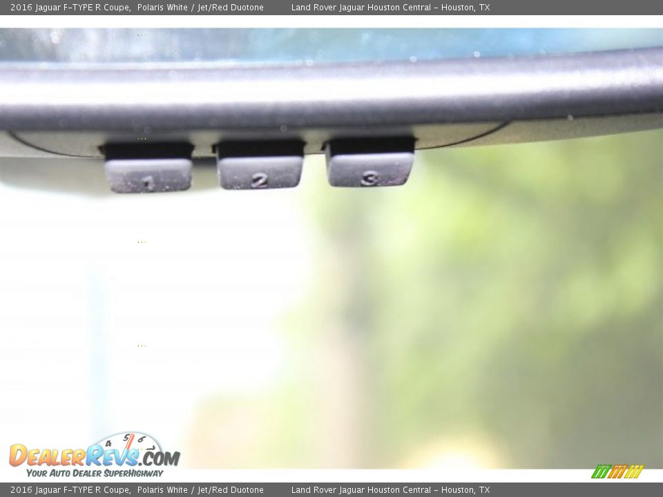 2016 Jaguar F-TYPE R Coupe Polaris White / Jet/Red Duotone Photo #29