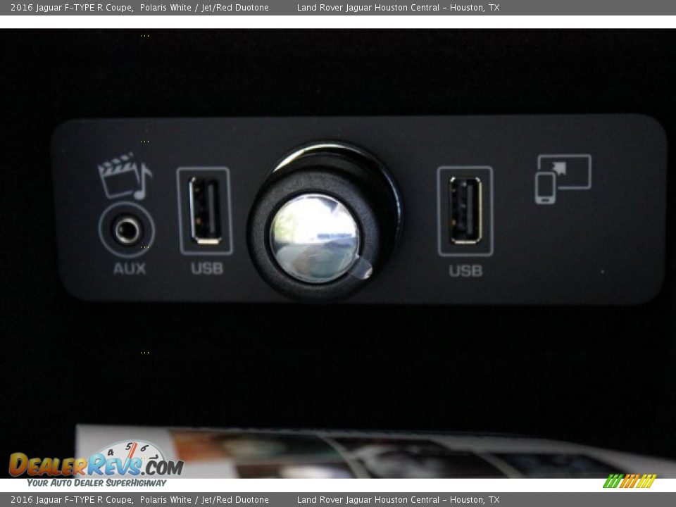 2016 Jaguar F-TYPE R Coupe Polaris White / Jet/Red Duotone Photo #30