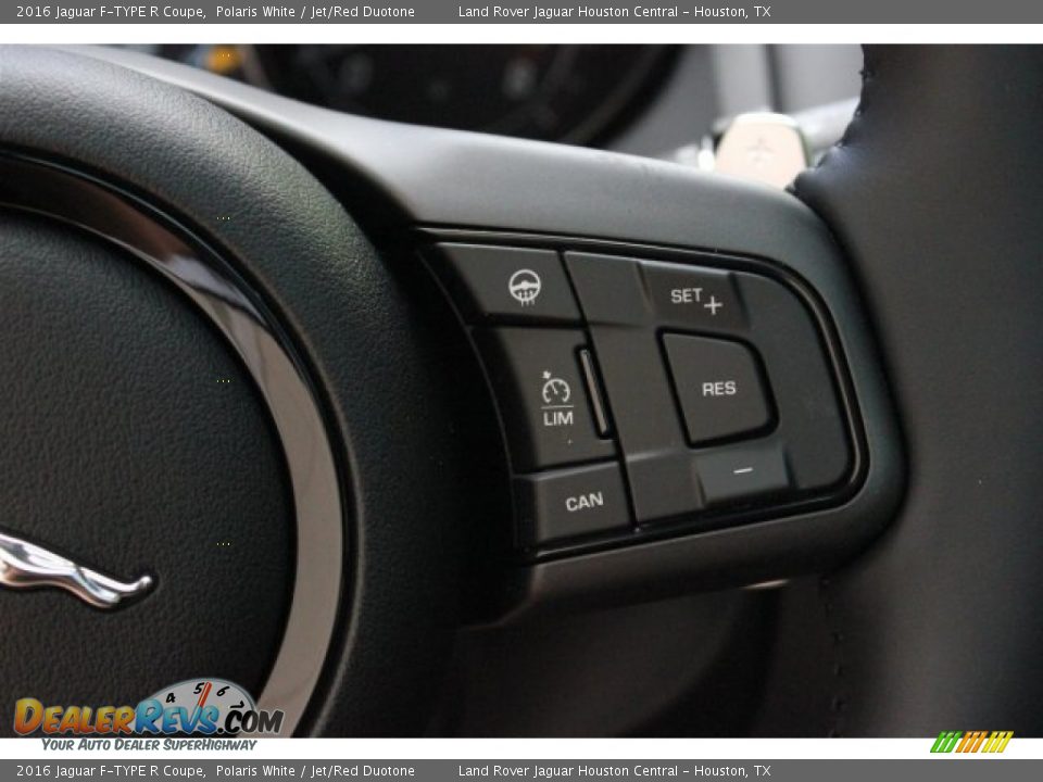 2016 Jaguar F-TYPE R Coupe Polaris White / Jet/Red Duotone Photo #32