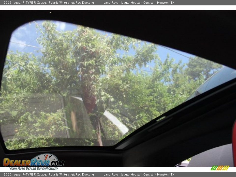 2016 Jaguar F-TYPE R Coupe Polaris White / Jet/Red Duotone Photo #34