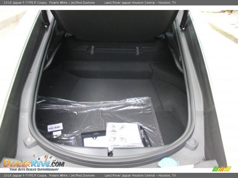 2016 Jaguar F-TYPE R Coupe Polaris White / Jet/Red Duotone Photo #35